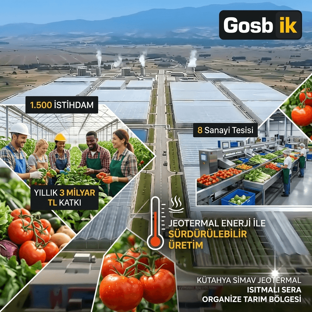 Kütahya’da Dev Jeotermal Sera Projesi Üretime Hazır: 1.500 Kişiye İstihdam, 3 Milyar TL Katkı