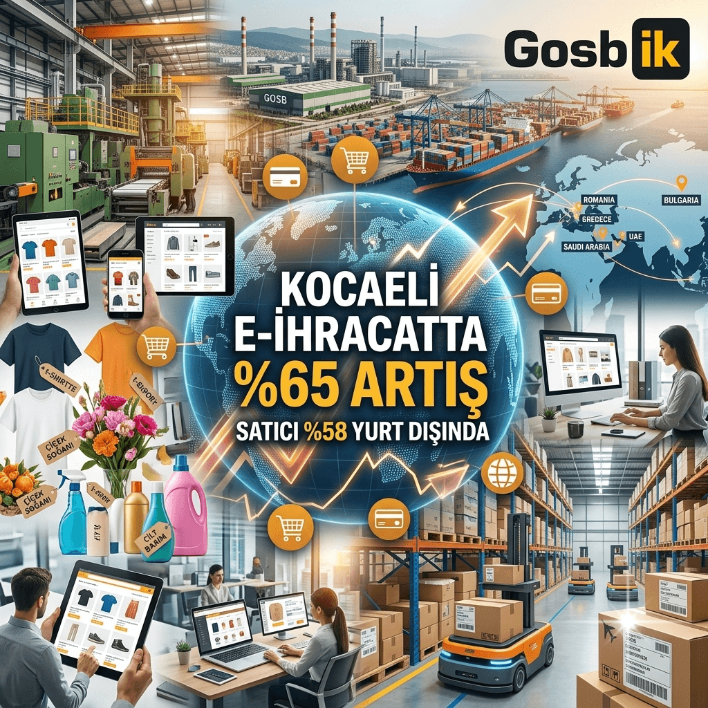 Kocaeli e-ihracatta atağa kalktı: Siparişler yüzde 65 arttı, satıcıların yüzde 58’i yurt dışına açıldı