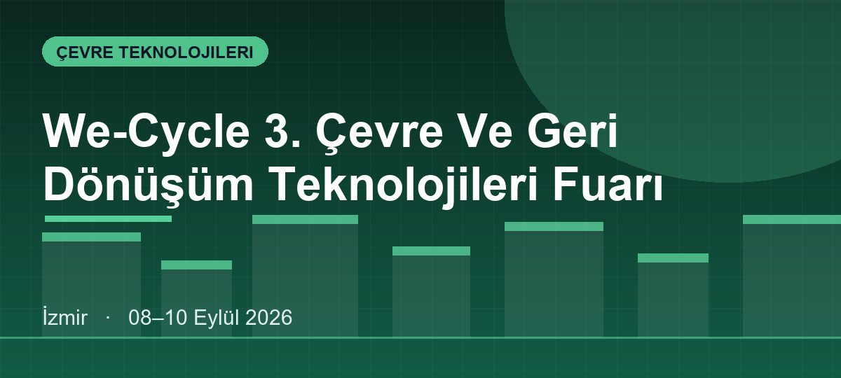 We-Cycle 3. Çevre Ve Geri Dönüşüm Teknolojileri Fuarı