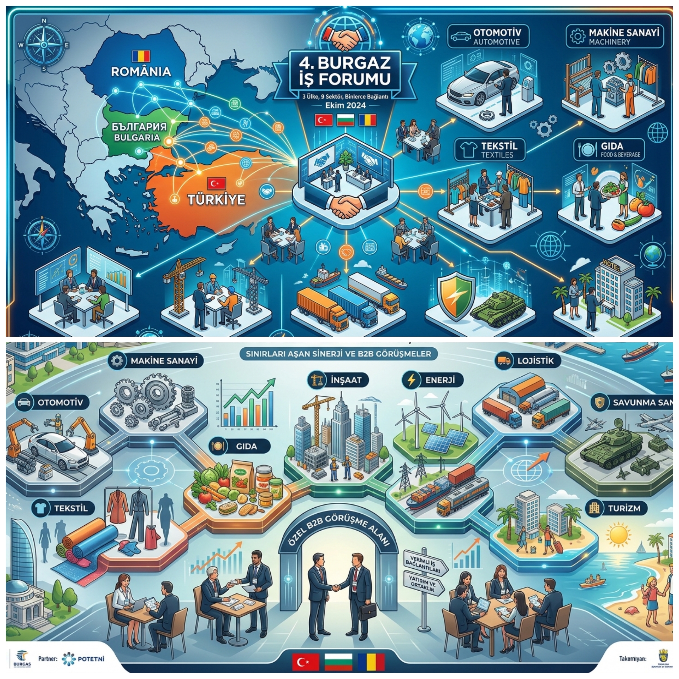 4. Burgaz İş Forumu: Türkiye İçin Avrupa’ya Açılan Stratejik Ticaret Köprüsü
