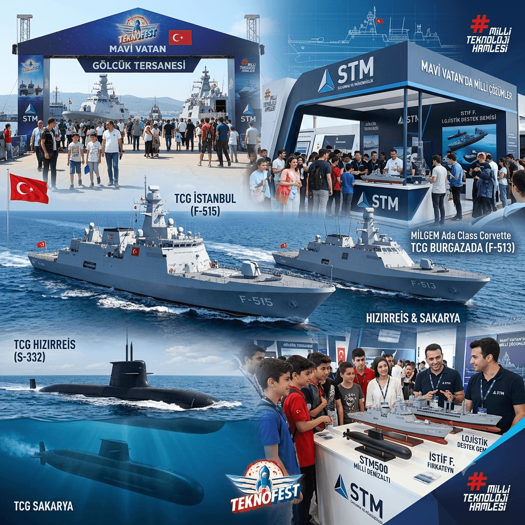 STM, TEKNOFEST Mavi Vatan’da milli denizcilik gücünü sergileyecek: TCG İSTANBUL ve STM500 öne çıkıyor