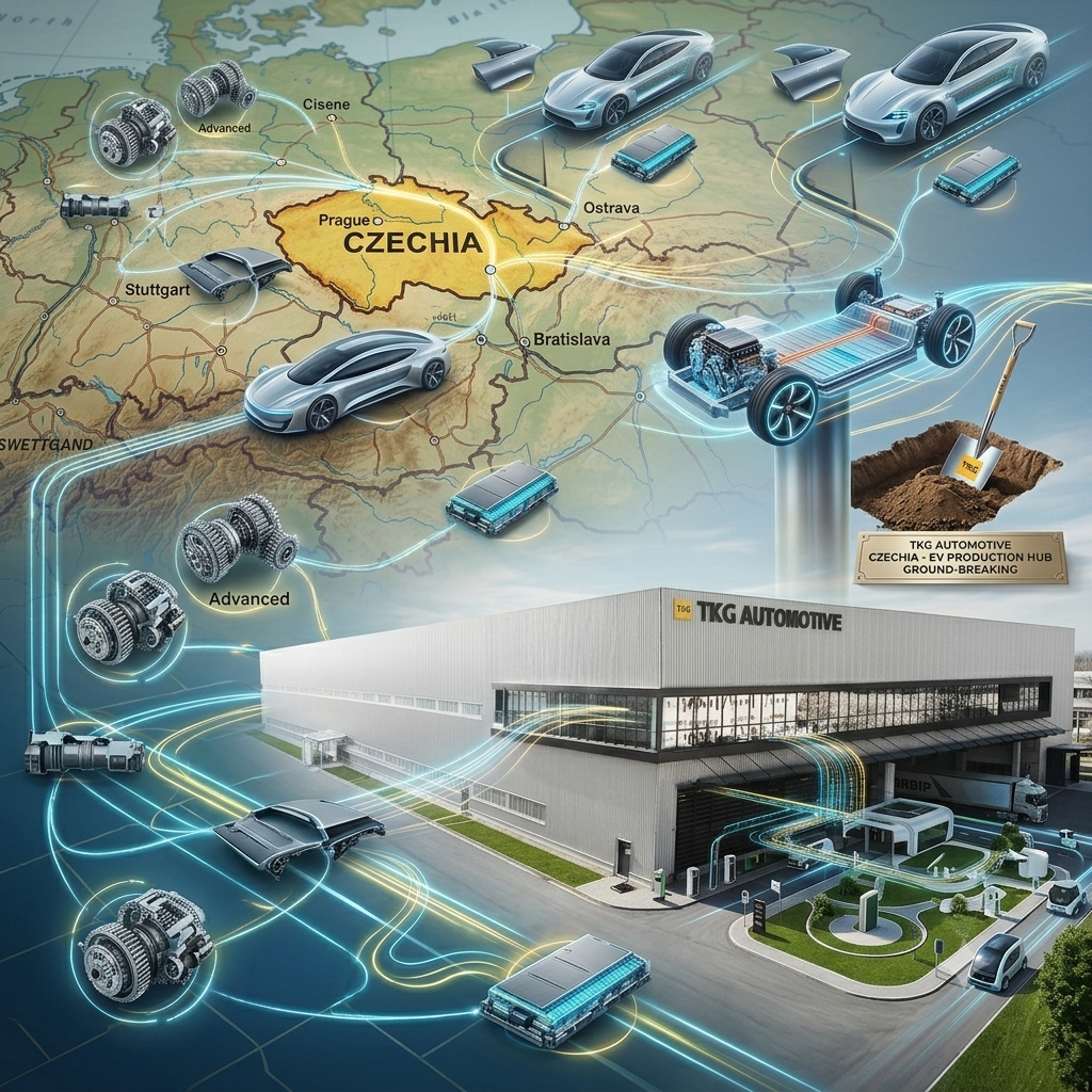 TKG Otomotiv'den Avrupa'da Dev Hamle: Çekya'daki Yeni Fabrika Toyota'nın Elektrikli Araç Üretimine Güç Katacak