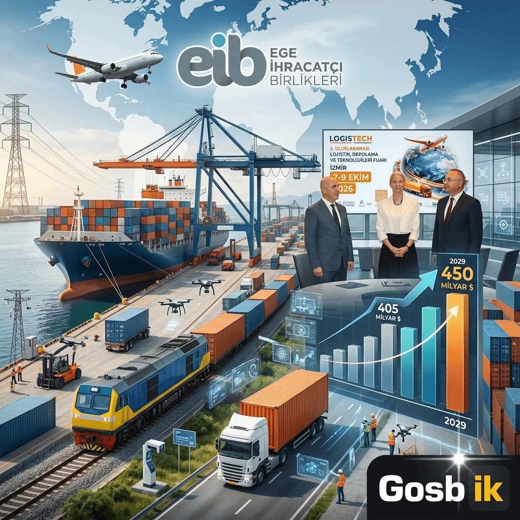 450 Milyar Dolarlık İhracat Hedefi İçin Kritik Buluşma: LOGISTECH 2026 İzmir’de Başlıyor