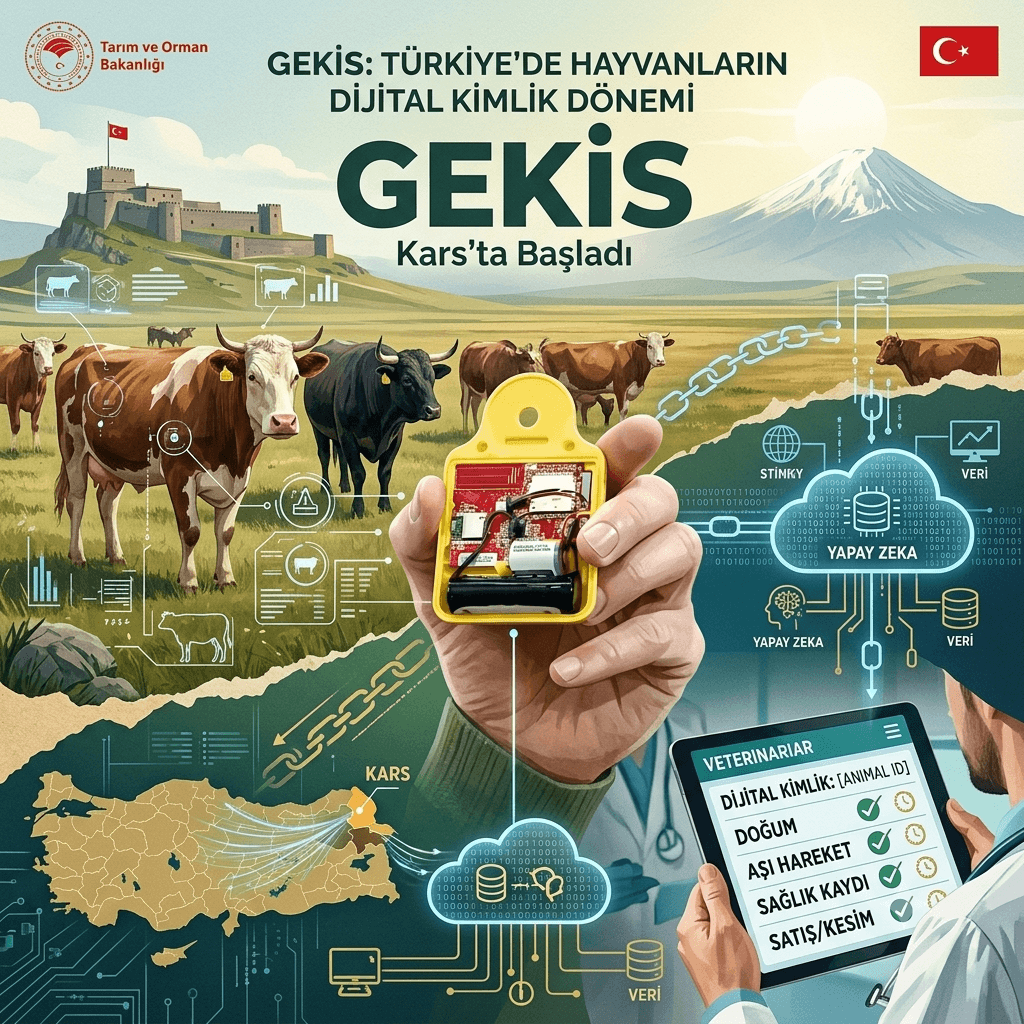 Hayvancılıkta Yeni Dönem Başladı: 17 Milyon Büyükbaş Hayvana Dijital Kimlik Verilecek