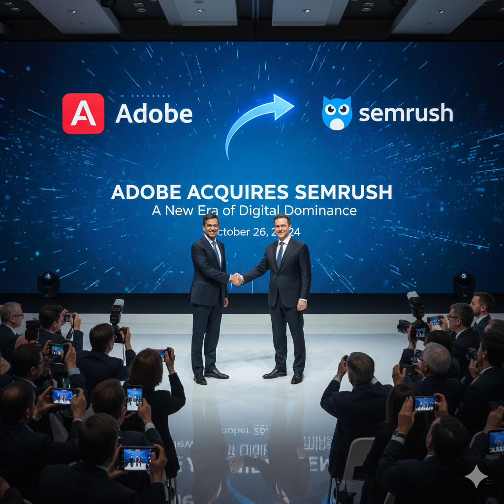 Adobe, Dijital Pazarlama Dünyasını Sarsan Hamleyi Yaptı: SEMrush’ı 1,9 Milyar Dolara Satın Alıyor!