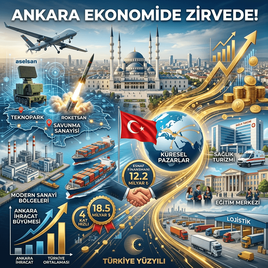 Ankara İhracatta Rekor Kırdı! Bakan Bolat: Başkent Türkiye Ortalamasının 4 Kat Üzerinde Büyüdü