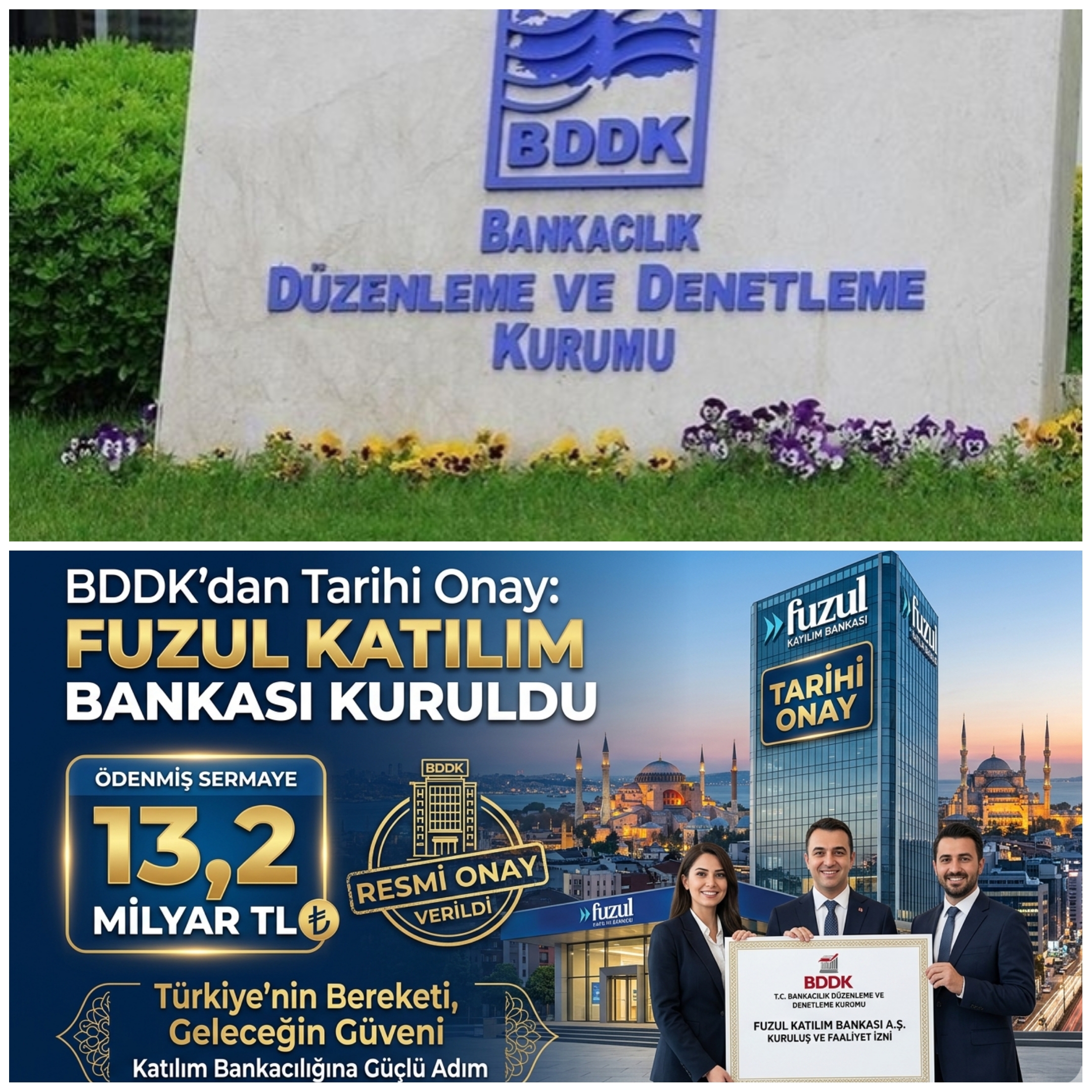 BDDK’dan 13,2 Milyar TL’lik Dev Onay: Fuzul Katılım Bankası Sektöre Güçlü Giriş Yapıyor
