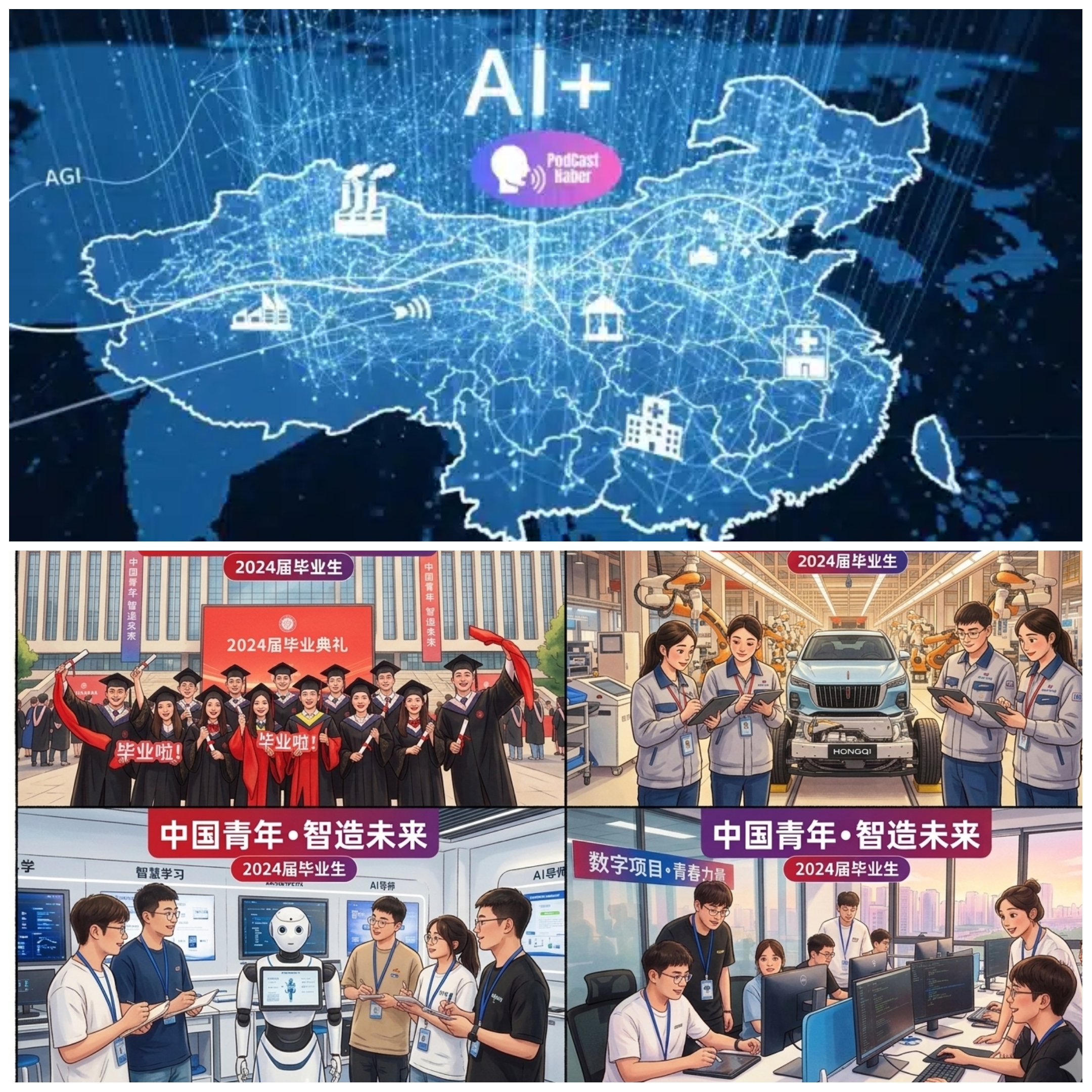 Çin’den Yapay Zekâ Hamlesi: 12,7 Milyon Üniversite Mezunu İçin Dev İstihdam Planı