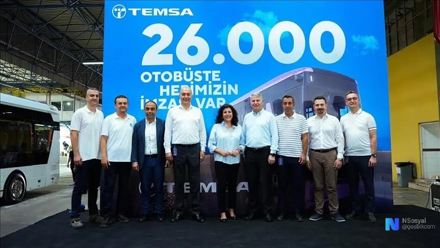 TEMSA'dan 26 bininci otobüs: 600 kilometre menzilli elektrikli Avenue Neo banttan indi