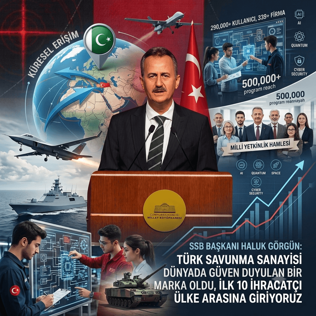 Savunma Sanayiinde Güvenin Küresel Markası Türkiye: Dünyanın İlk 10 İhracatçısı Arasına Girmeye Hazırlanıyor