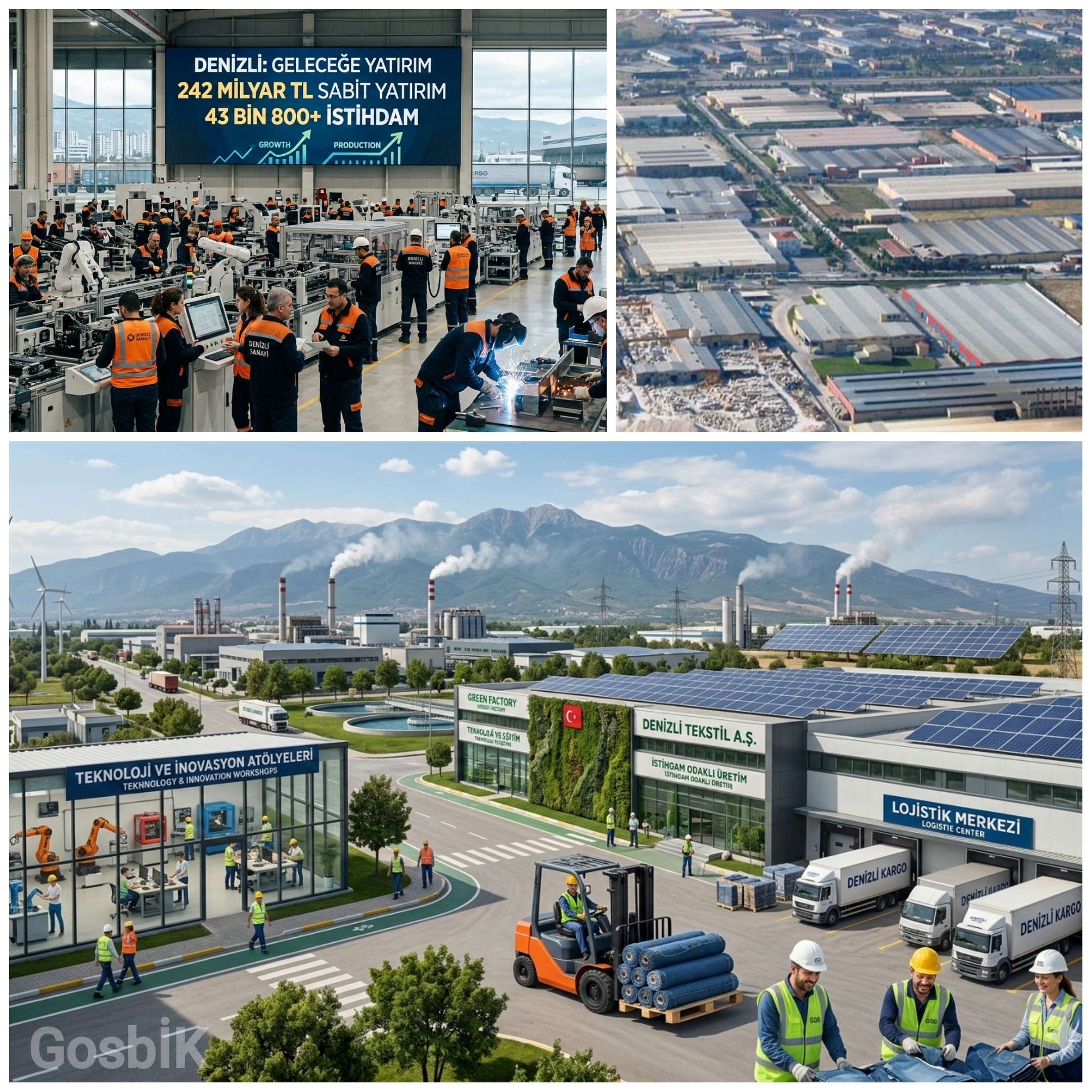 DENİZLİ’DE 242 MİLYAR LİRA SABİT YATIRIM VE 43 BİN 800’ÜN ÜZERİNDE İSTİHDAM