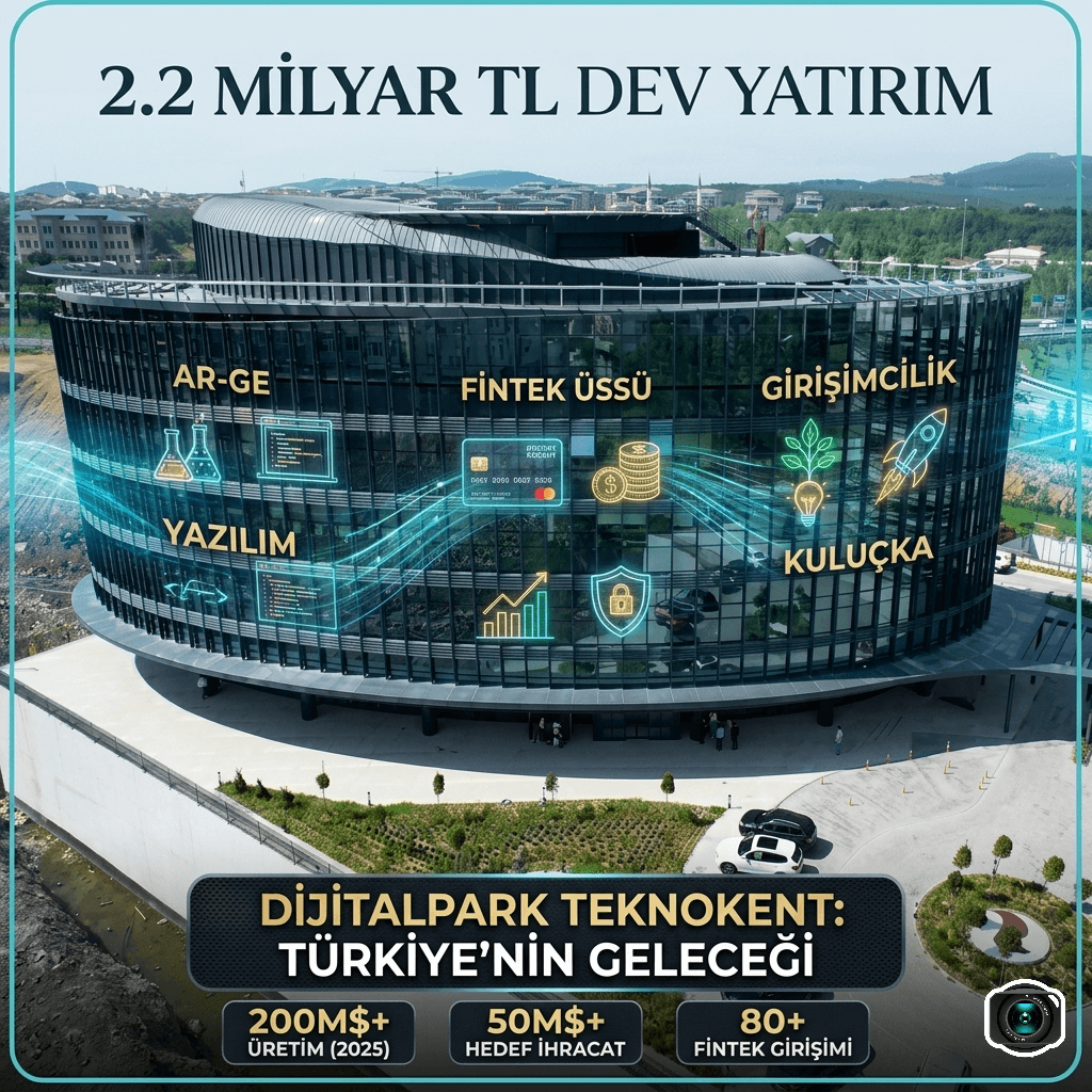 Dijitalpark Teknokent’ten 2,2 Milyar TL’lik Dev Yatırım: Çekmeköy’de Türkiye’nin Yeni Teknoloji ve Fintek Üssü Yükseliyor