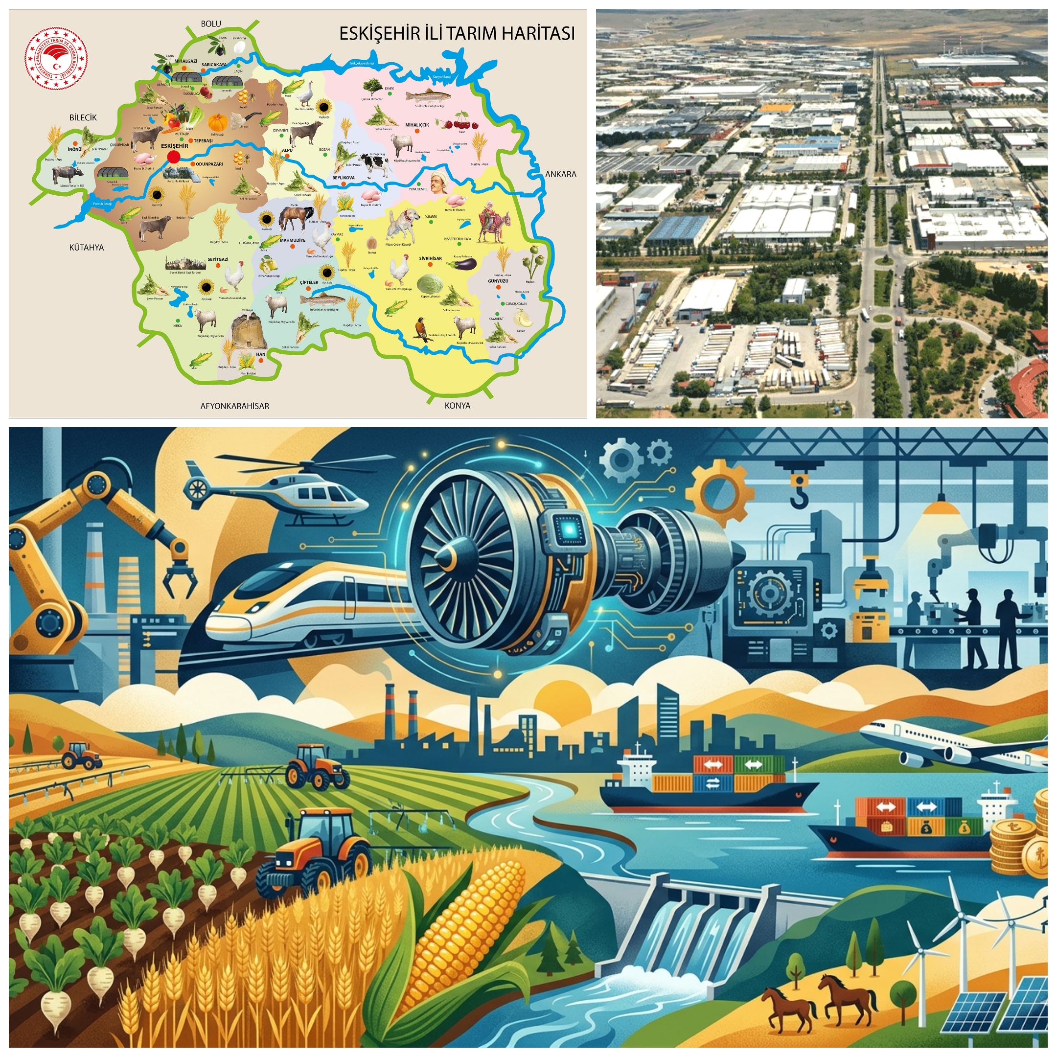 Eskişehir Ekonomisi Zirvede: 10 Milyar Dolarlık Sanayi, 4,75 Milyar Dolar İhracat ve Türkiye’ye Yön Veren Tarım Gücü