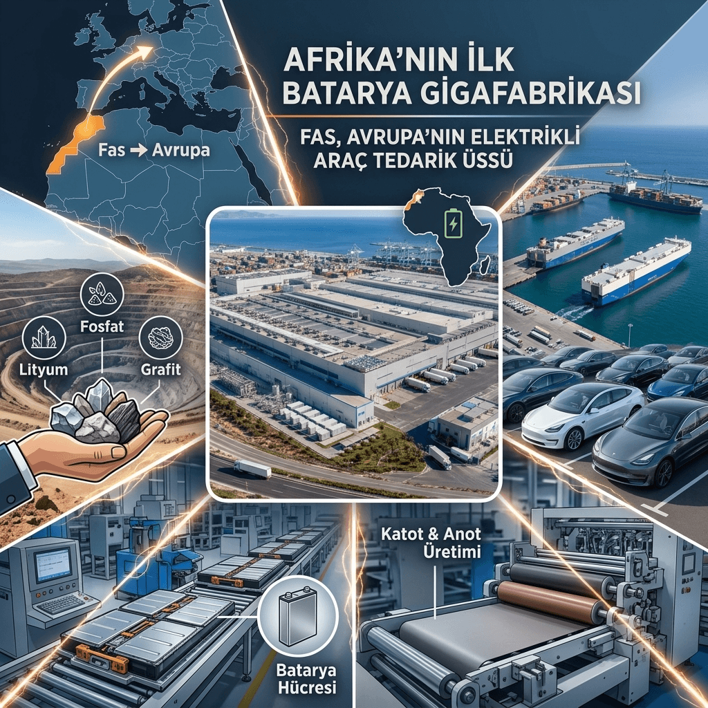 Fas'tan Batarya Hamlesi! Afrika'nın İlk Gigafabrikası İçin 1,3 Milyar Dolarlık Dev Yatırım, Avrupa Tedarik Zincirinde Yeni Dönem Başlıyor