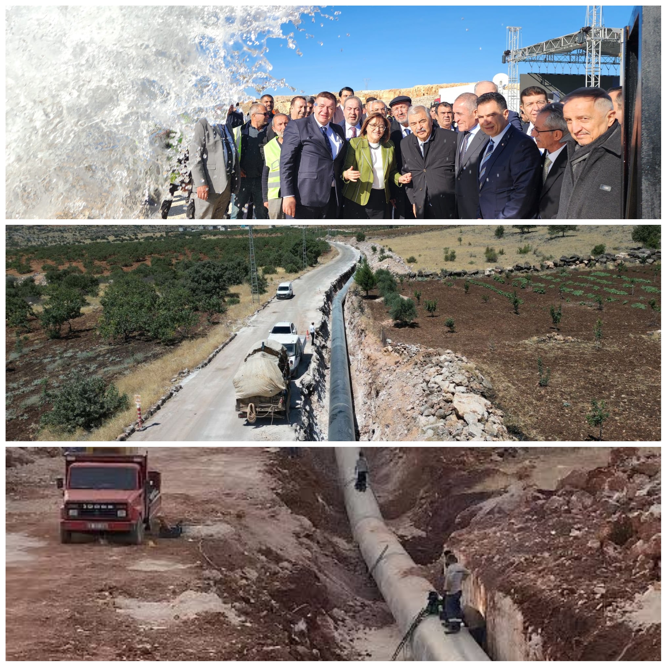 Gaziantep Sanayisine Hayat Veren Dev Proje Tamamlandı: 4 Milyar TL’lik Yatırımla Günlük 120 Bin m³ Su OSB’ye Ulaştı