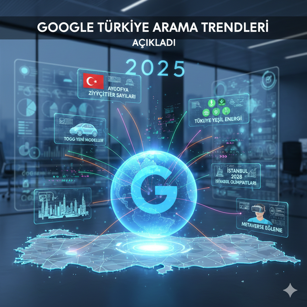 Google Türkiye 2025 Arama Trendlerini Açıkladı: Yapay Zeka Zirvede, Yemek Tarifleri Şaşırttı