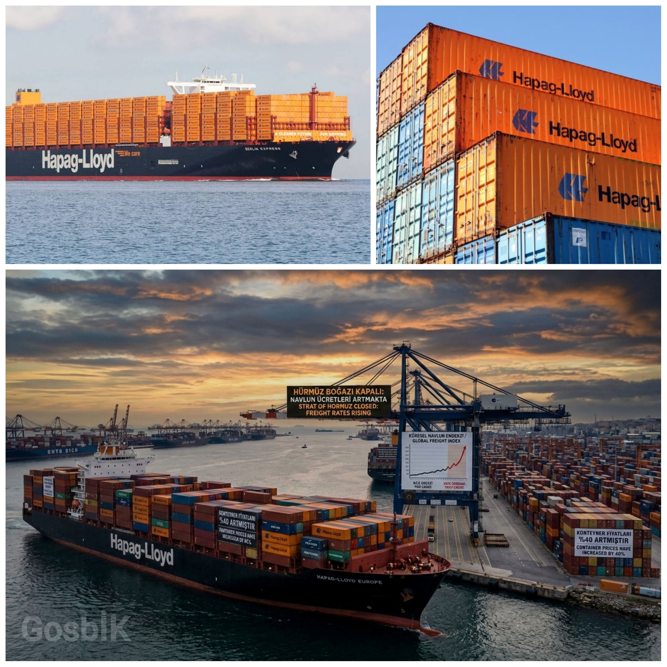 Hapag-Lloyd’tan Lojistikte Maliyet Şoku: Konteyner Başına 3.500 Dolara Varan Savaş Riski Ücreti. Süveyş Yerine Ümit Burnu Rotasına Geçti