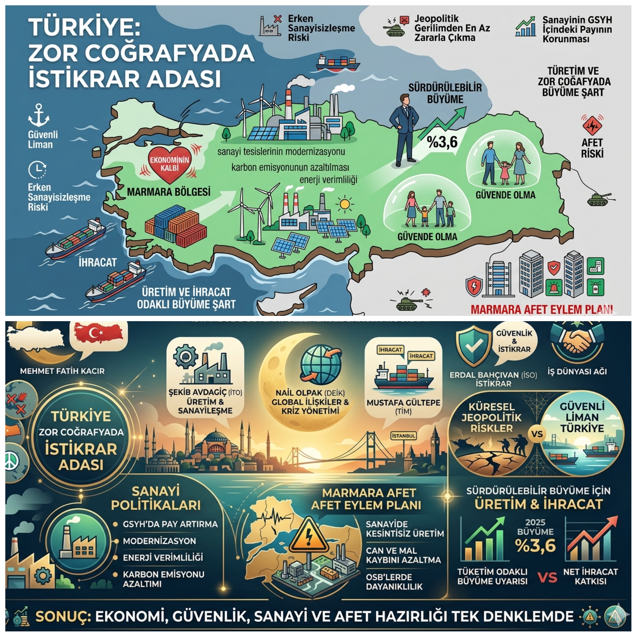 İş Dünyası İstanbul’da Buluştu: İTO, TİM Ve İSO Başkanlarından Ekonomi, Sanayi ve Jeopolitik Mesajlar