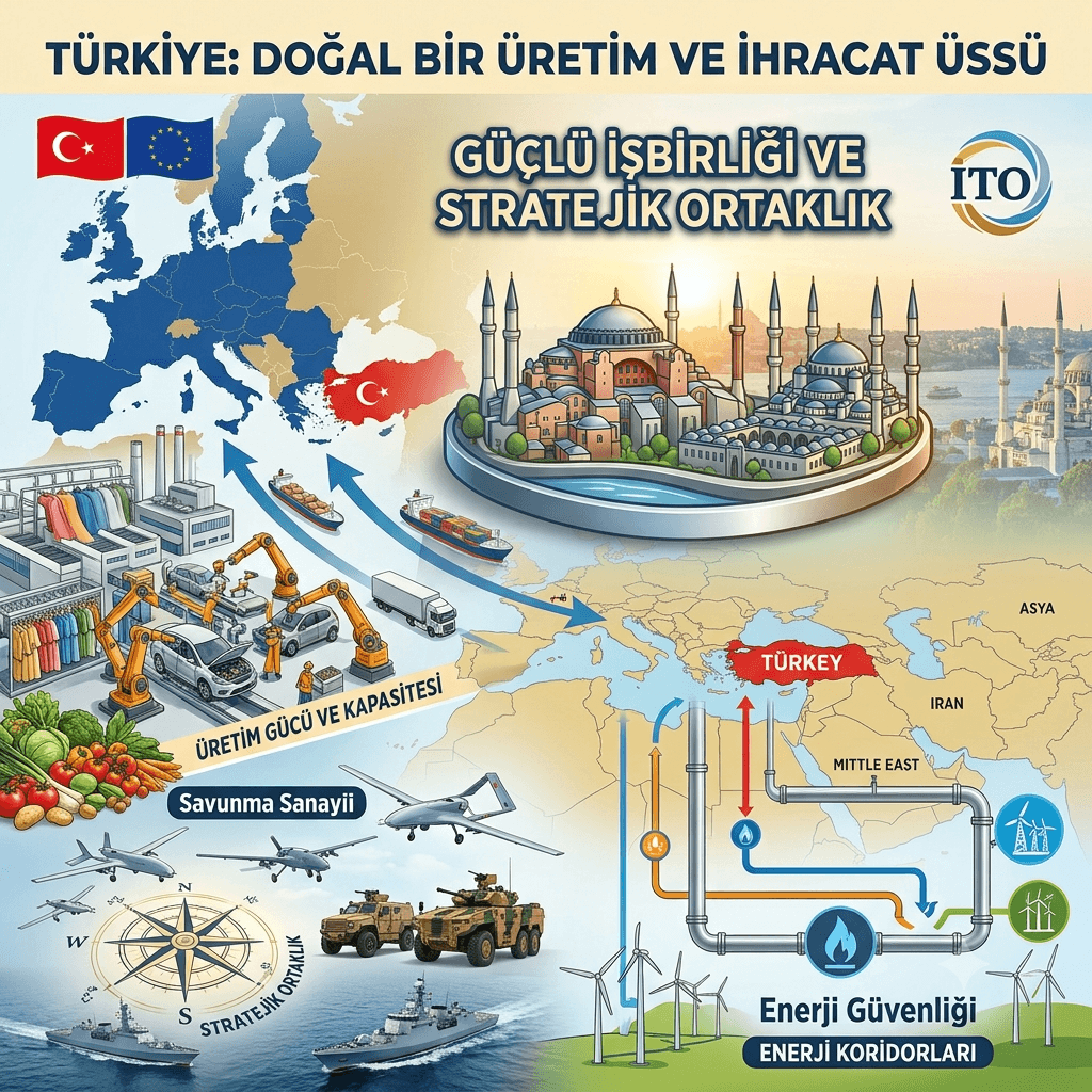 İTO Başkanı Şekib Avdagiç: Avrupa'nın Yeni Üretim Üssü Türkiye Oluyor! Savunma, Enerji ve İhracatta Stratejik Dönem