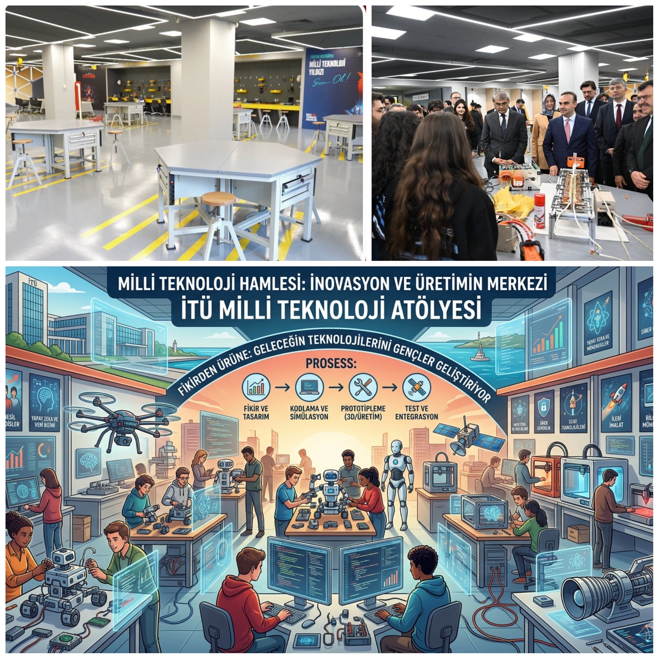 İTÜ’de Milli Teknoloji Atölyesi Açıldı: Türkiye Ar-Ge, Savunma ve Teknolojide Yeni Dönemi Dizayn Ediyor