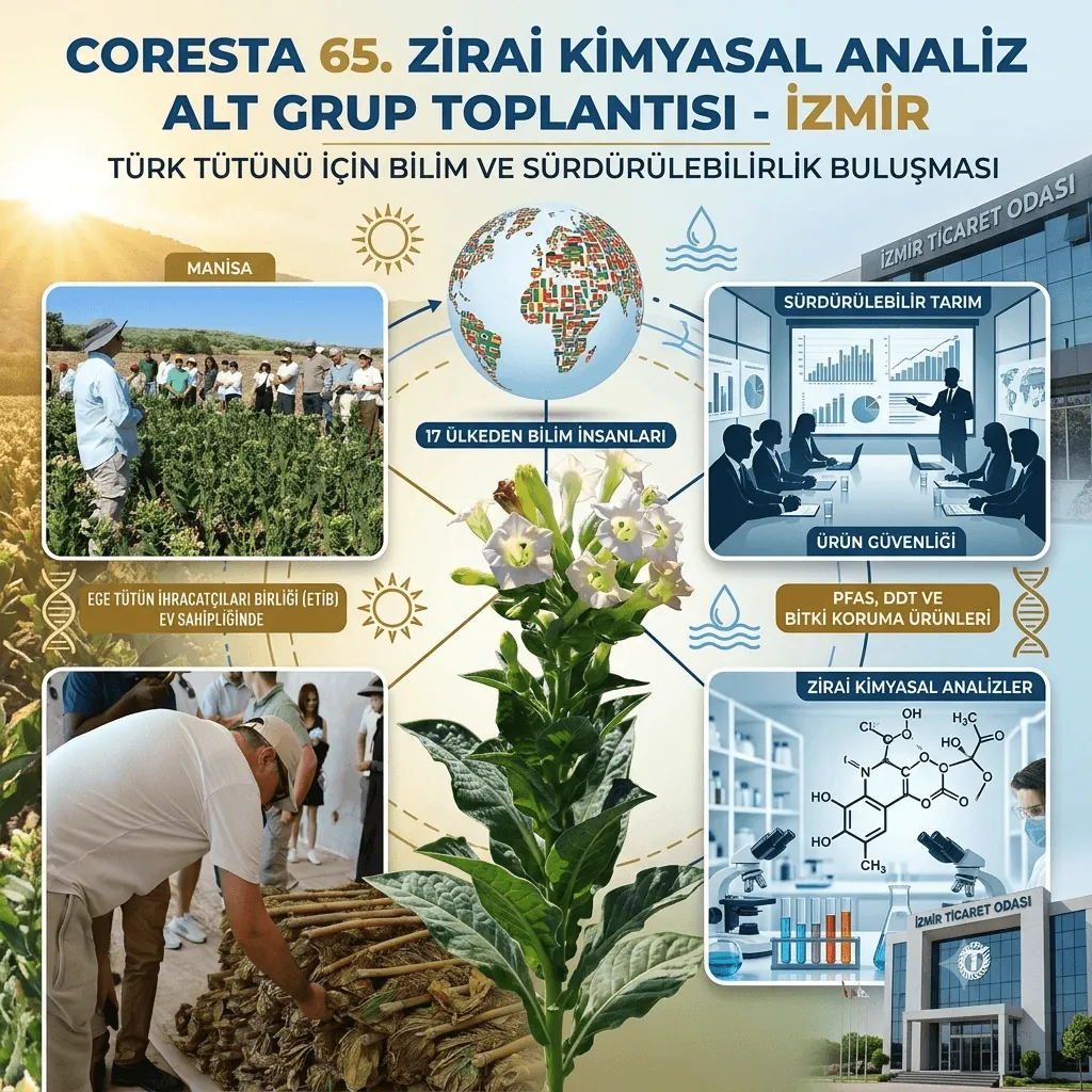 İzmir, 17 Ülkeden Uzmanı Buluşturdu: Türk Tütünü İçin Küresel Bilim Zirvesi Tamamlandı