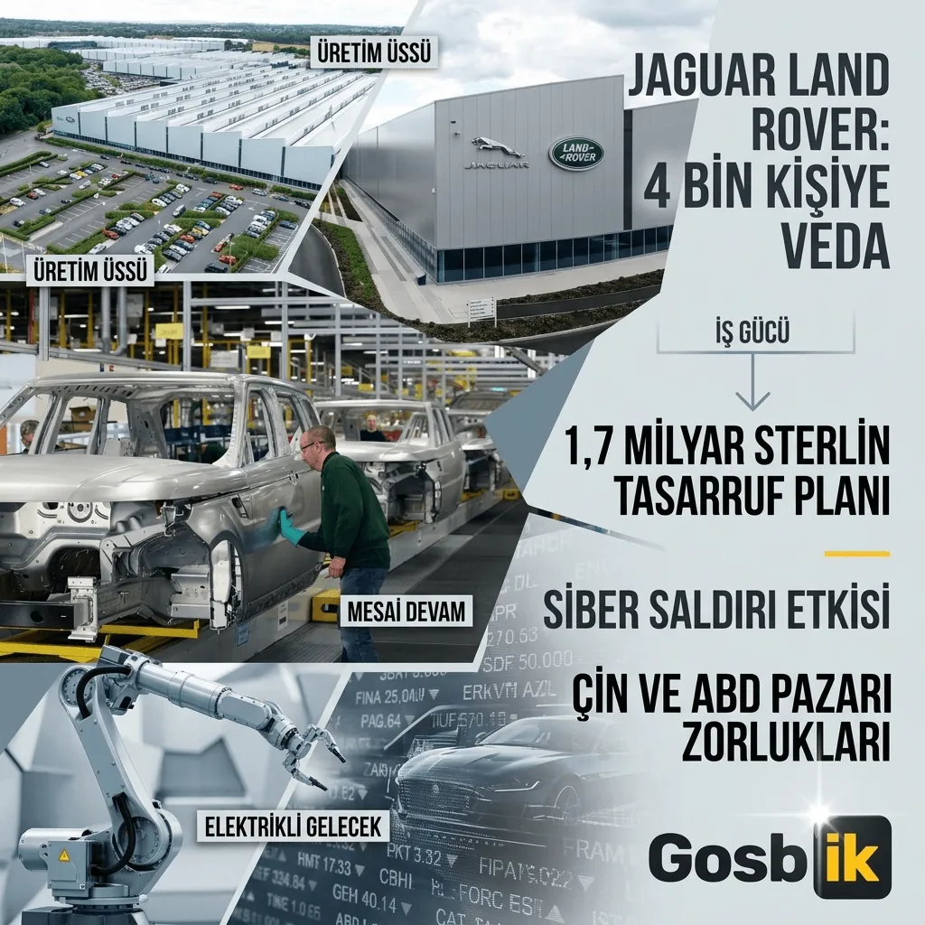 Jaguar Land Rover’dan 4 Bin Kişilik İşten Çıkarma! Otomotiv Devi 1,7 Milyar Sterlin Tasarrufa Gidiyor