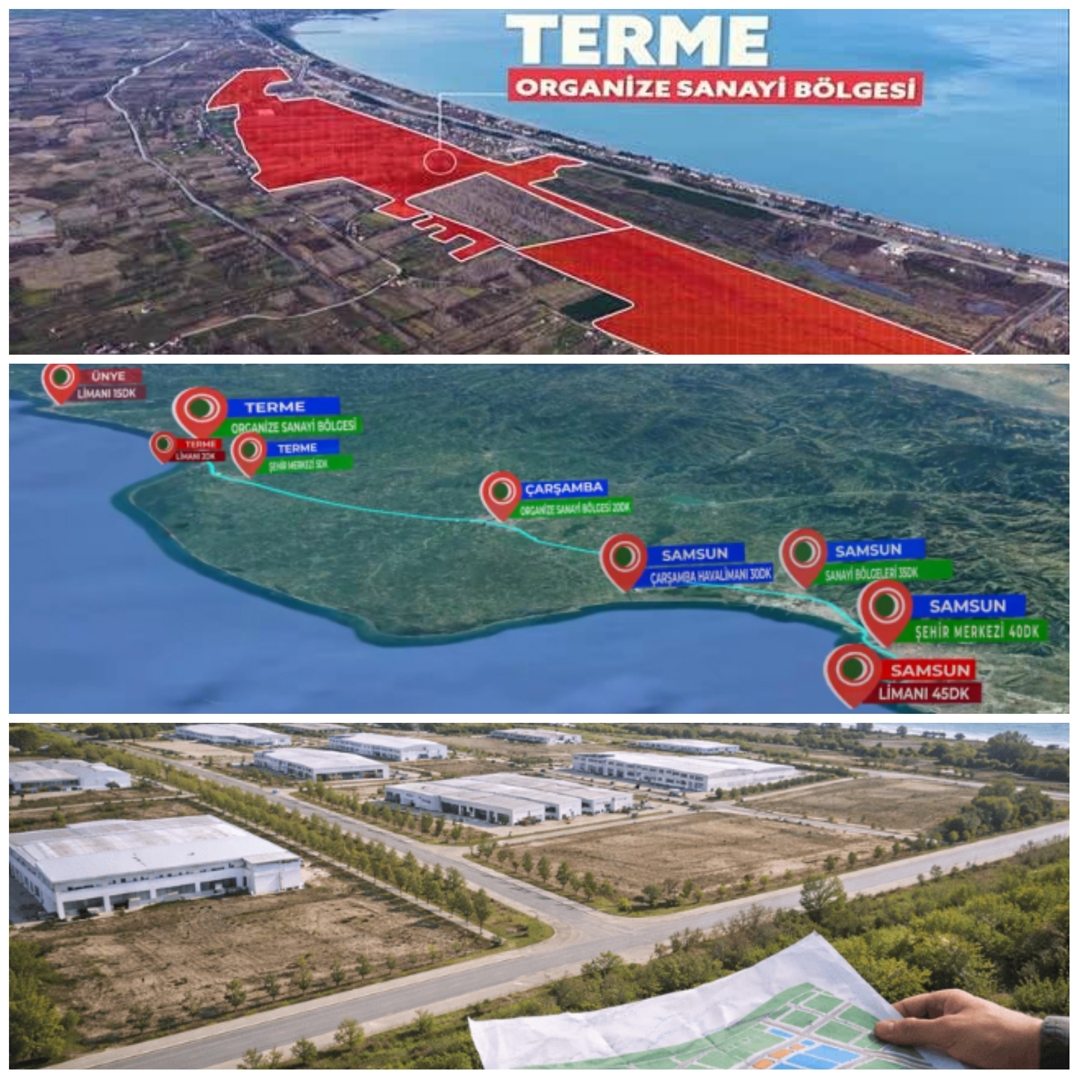 Karadeniz’in Yeni Üretim Üssü Şekilleniyor: Terme Karma OSB’de 1 Milyon Metrekare Tahsis