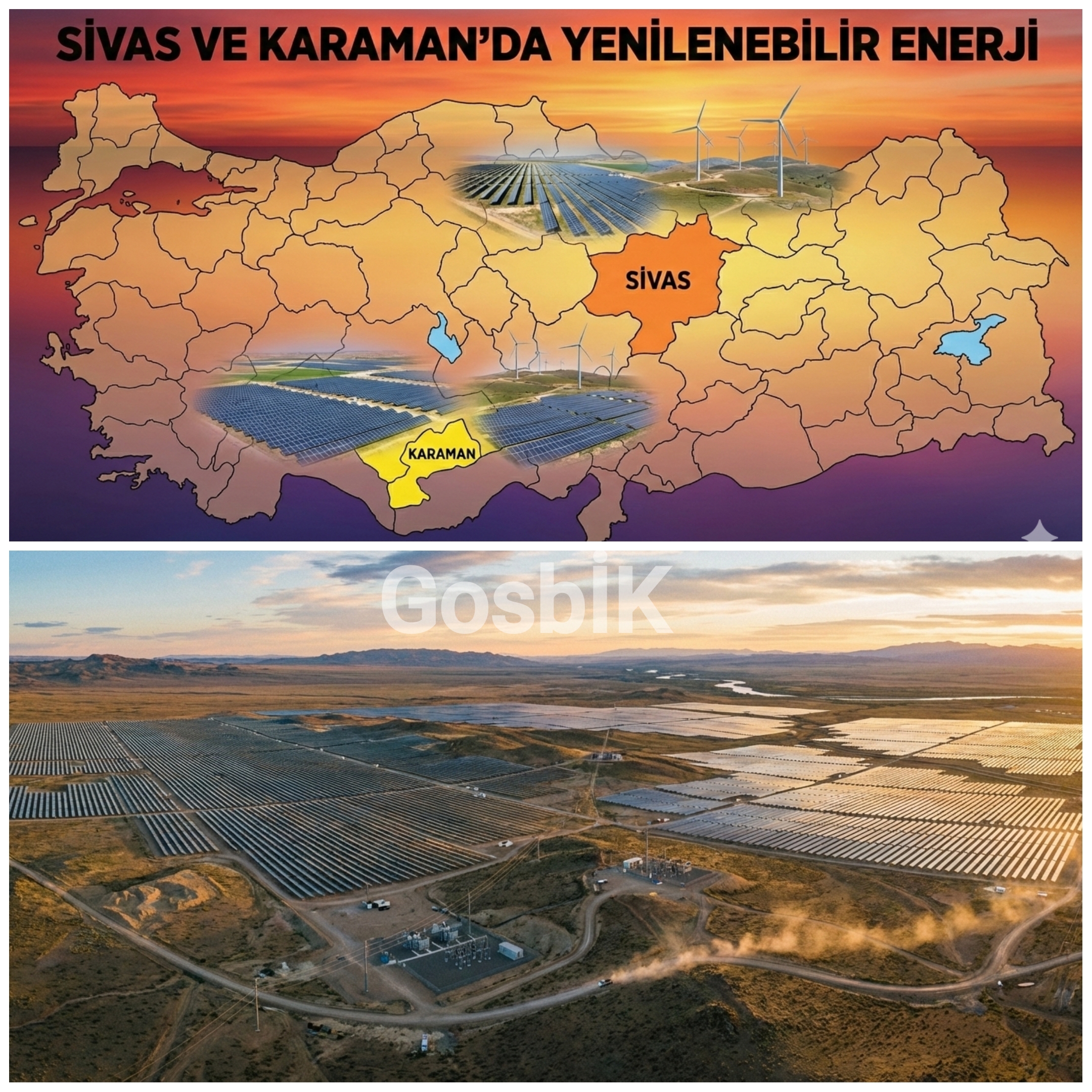 ☀️ Karaman ve Sivas, 2 Milyar Dolarlık GES Yatırımıyla Türkiye’nin Enerji Üssü Oluyor