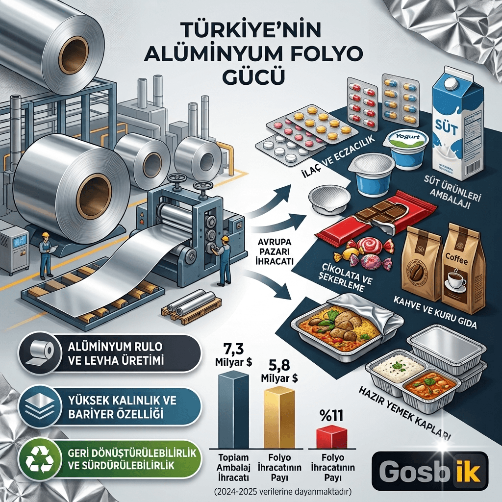 Türkiye’nin alüminyum folyo hamlesi: Avrupa pazarında 1,4 milyar avroluk kritik paya ulaştı