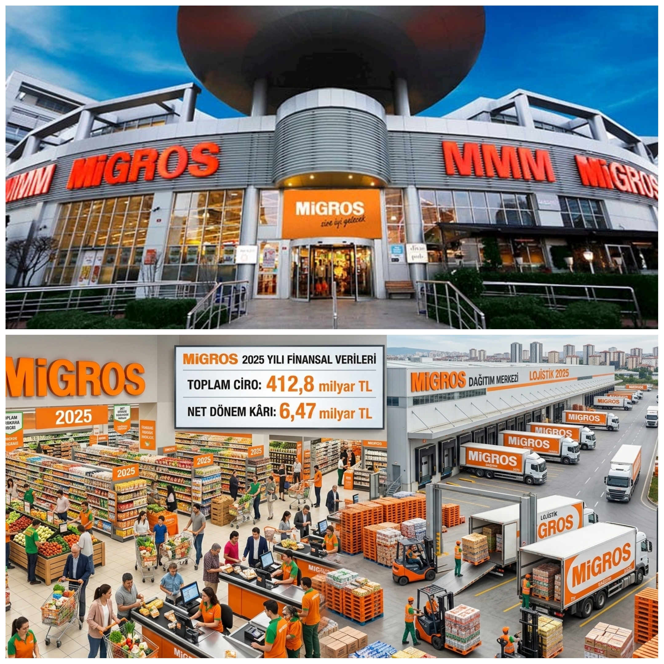 Migros 2025 Finansal Sonuçlarını Açıkladı: Satış Gelirleri 412 Milyar TL’ye Ulaştı