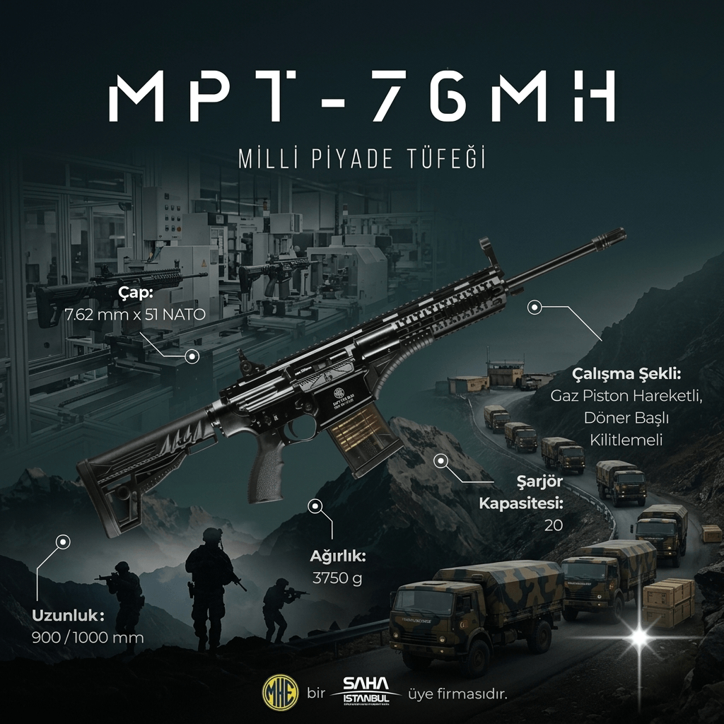 MKE'den Kara Kuvvetlerine Dev Teslimat: Yerli MPT-76 MH Mehmetçiğin Gücüne Güç Katacak