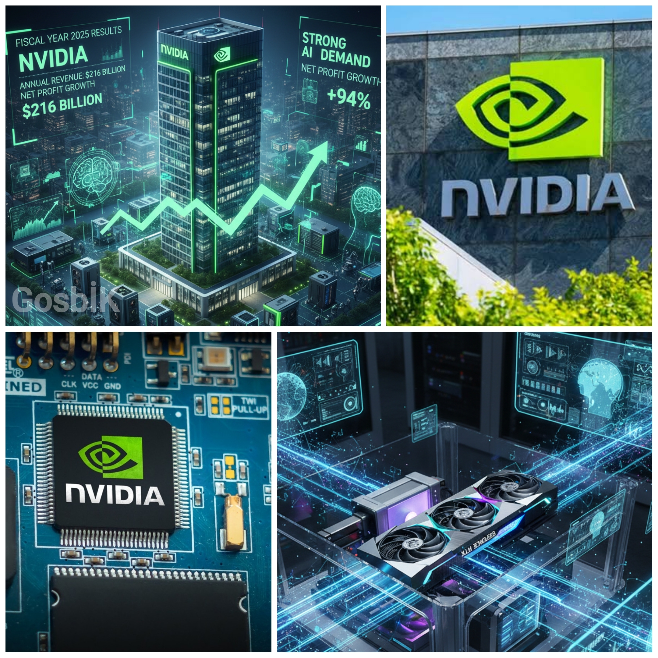 Nvidia’dan Rekor 2025 Bilançosu: Yapay Zeka Talebi Geliri 68,1 Milyar Dolara Taşıdı