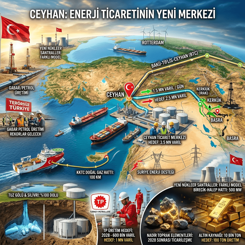 Ceyhan İçin Dev Petrol Hamlesi: 3,5 Milyon Varillik Ticaret Merkezi Olacak