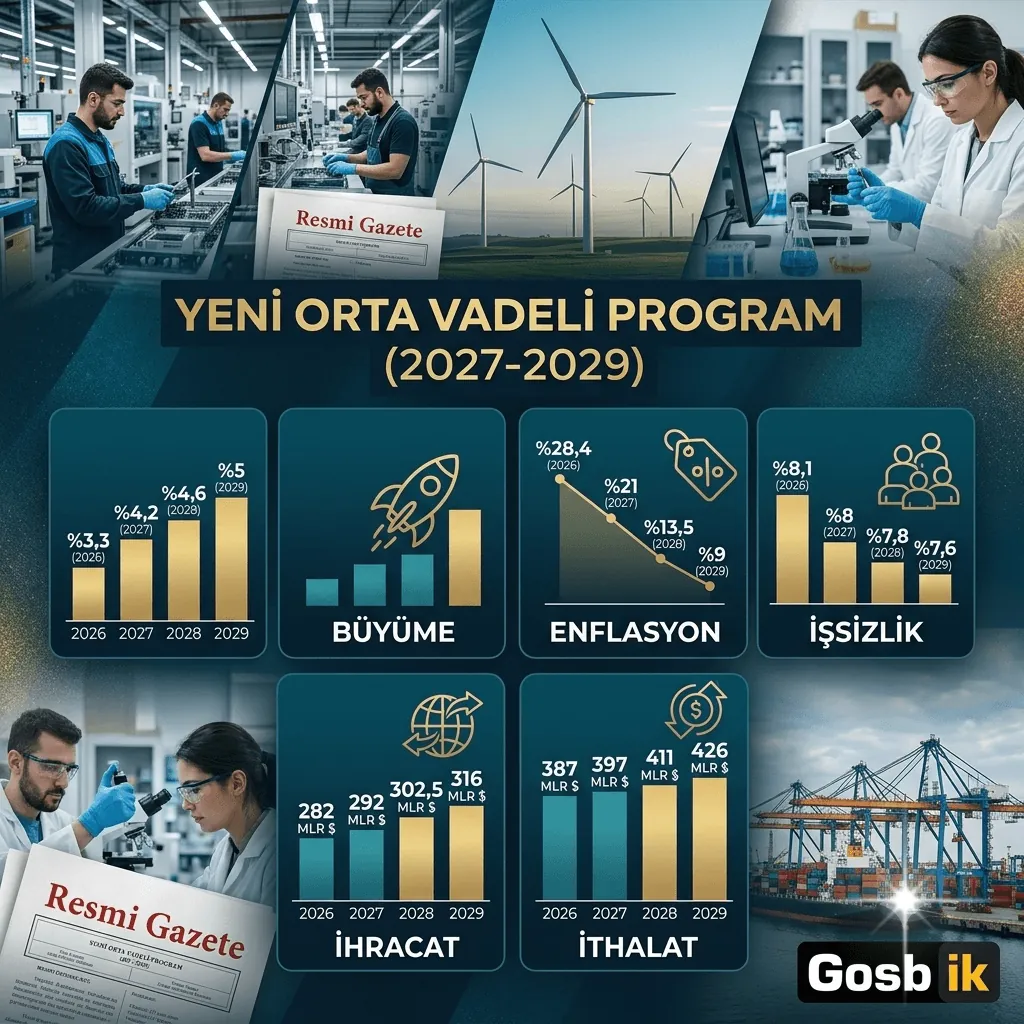 OVP’de Yeni Dönem! Türkiye Ekonomisinin 3 Yıllık Yol Haritası Belli Oldu: Enflasyon ve İhracat Hedefi Dikkat Çekti