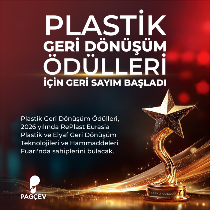 PAGÇEV Plastik Geri Dönüşüm Ödülleri 2026: Finalistler Açıklandı, Kazananlar RePlast Eurasia Fuarında Belli Olacak