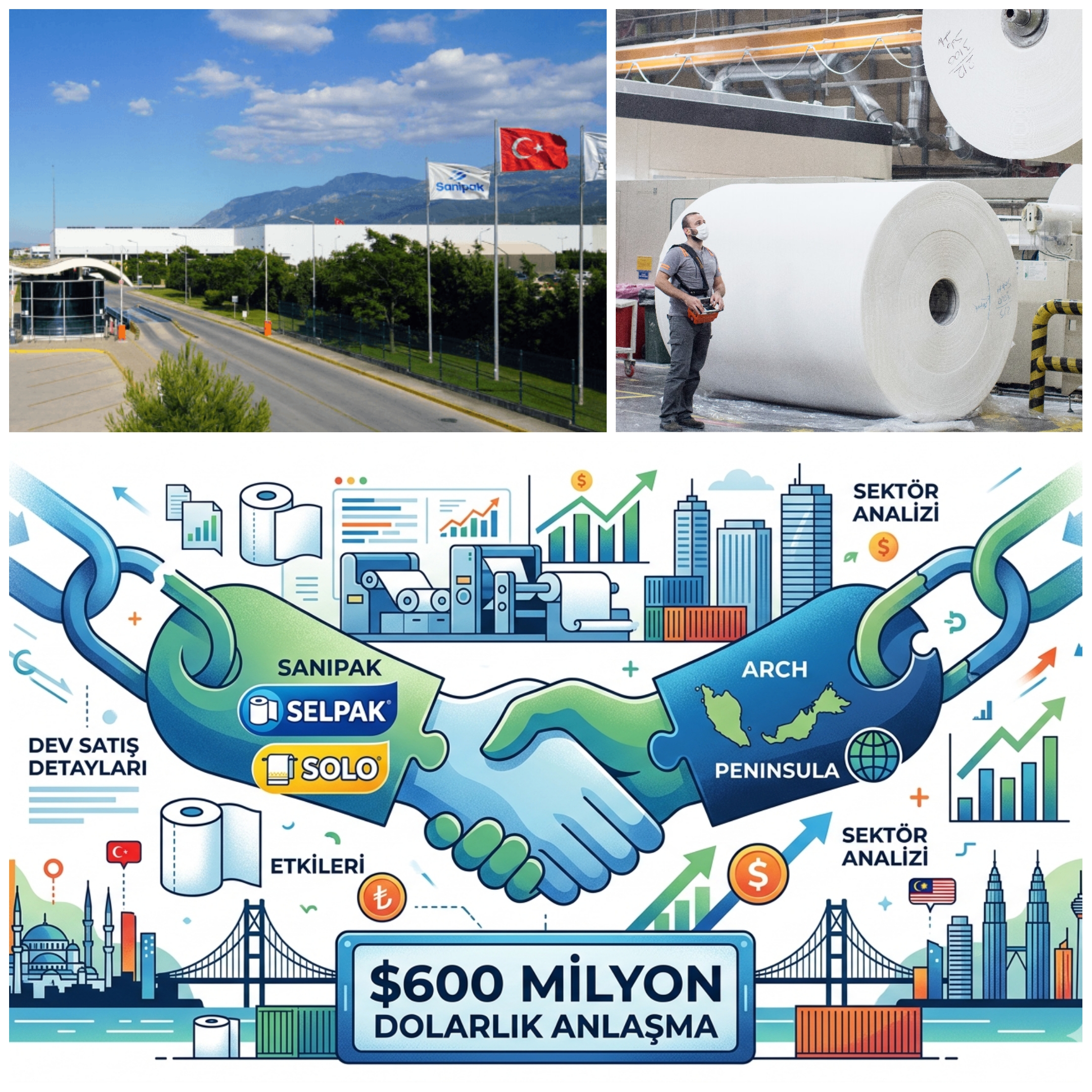 Selpak ve Solo’nun Sahibi Sanipak Satıldı: 5 Fabrika, 60+ Ülke, 50 Yıllık Dev Marka