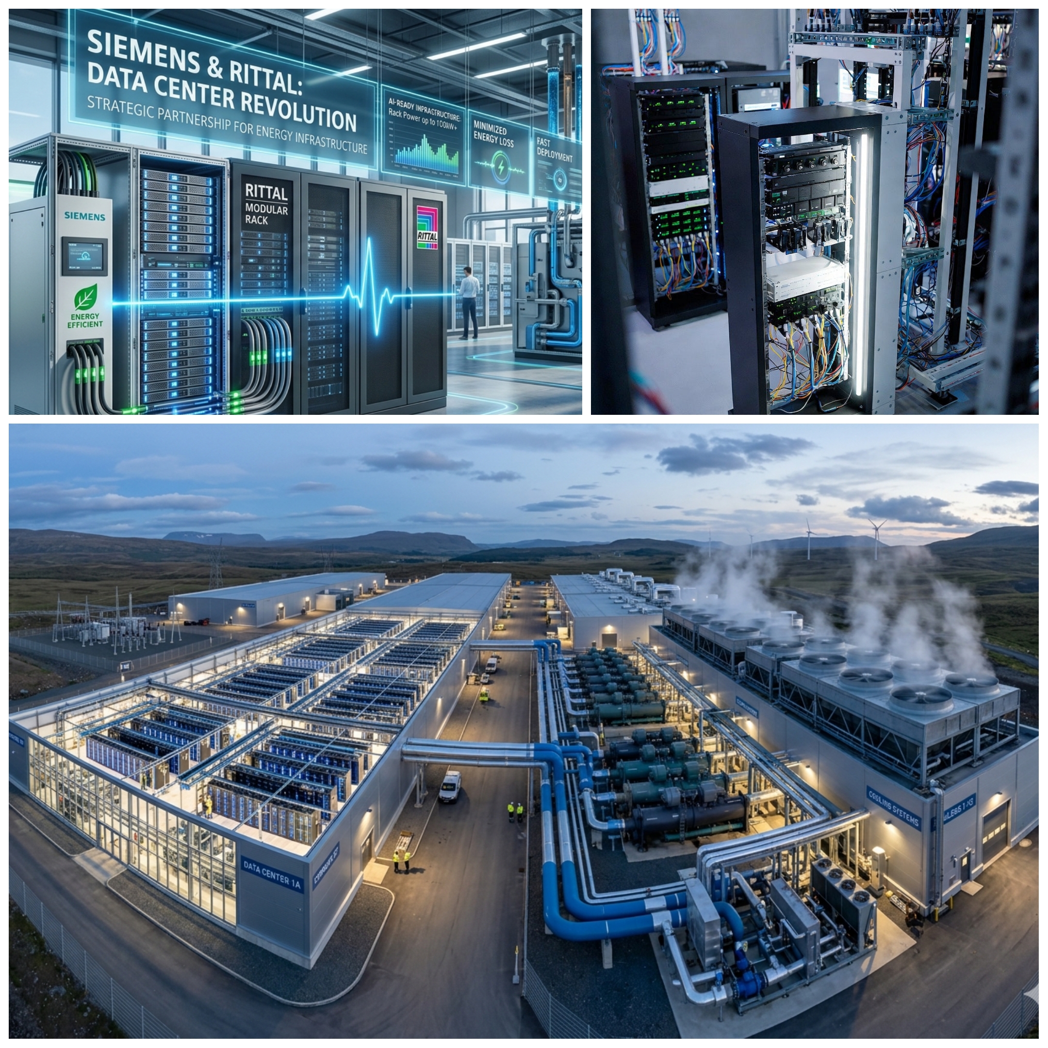 Siemens ve Rittal’dan Dev Ortaklık: Veri Merkezlerinde Enerji Altyapısı Baştan Yazılıyor!