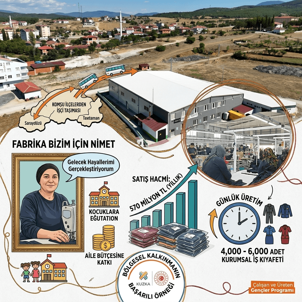 Sinop'ta İşsizlik Bitti! 250 Kişilik Tekstil Fabrikası İşçi Bulamıyor