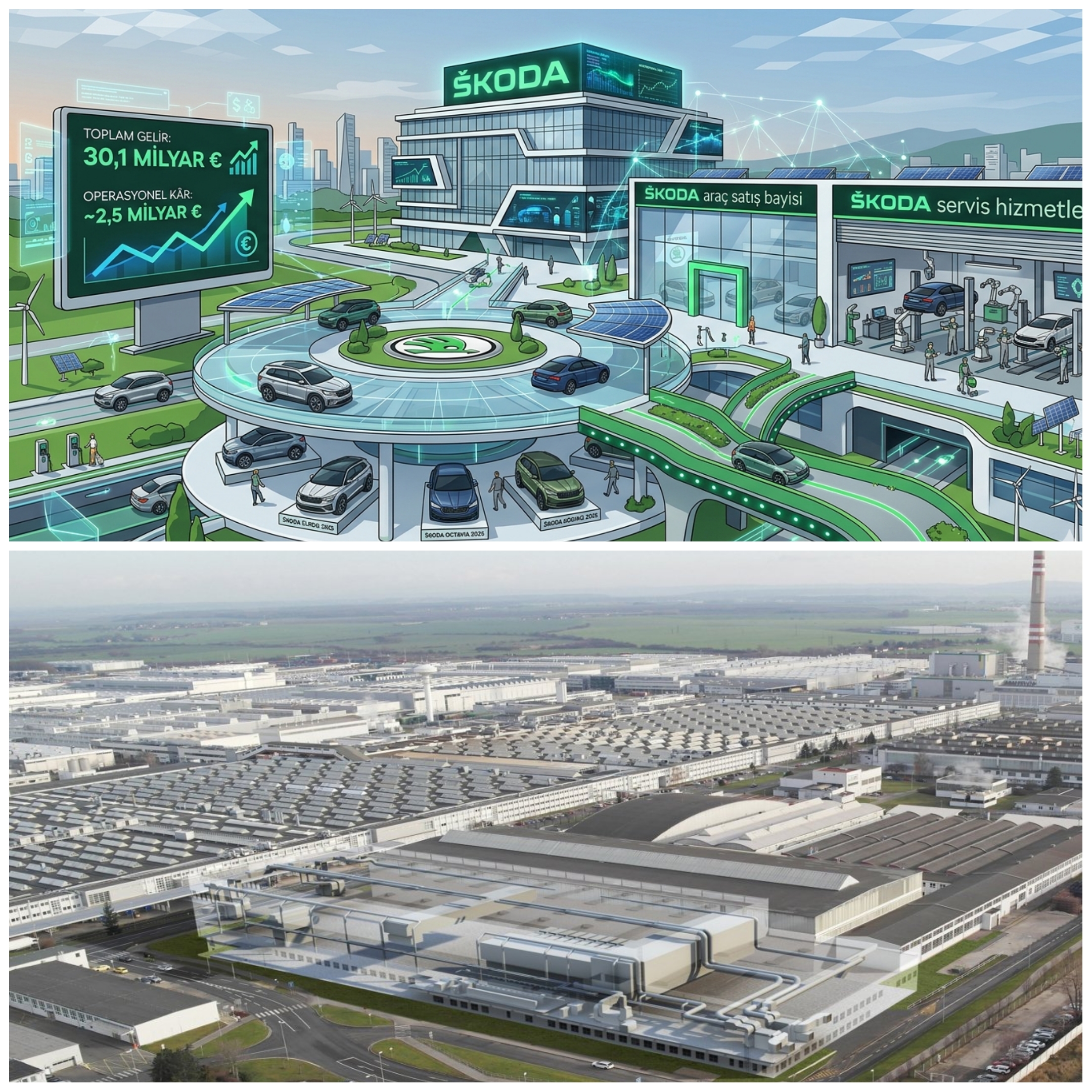 Škoda’dan Rekor Yıl: 1 Milyon Araç Teslimatı, 30,1 Milyar Euro Ciro