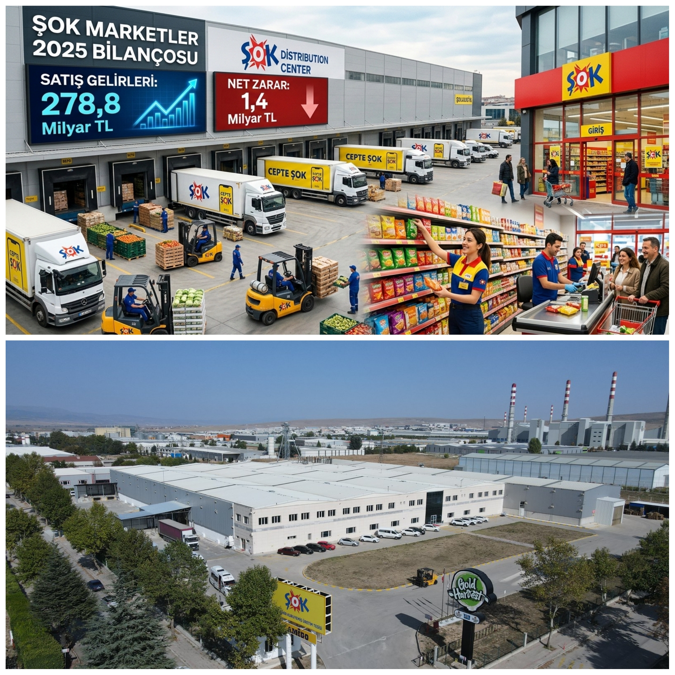 Şok Marketler 1,4 Milyar TL Net Zarar Açıkladı: Artan Maliyetler Kârlılığı Eritti