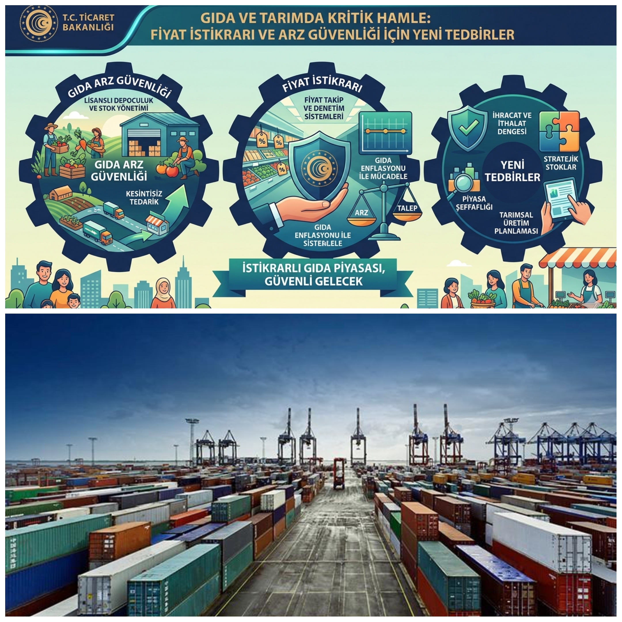 Ticaret Bakanlığı’ndan Gıda ve Tarımda Kritik Tedbirler: İhracat Kısıtlamaları, Vergi İndirimleri ve Fiyat İstikrarı Hamlesi