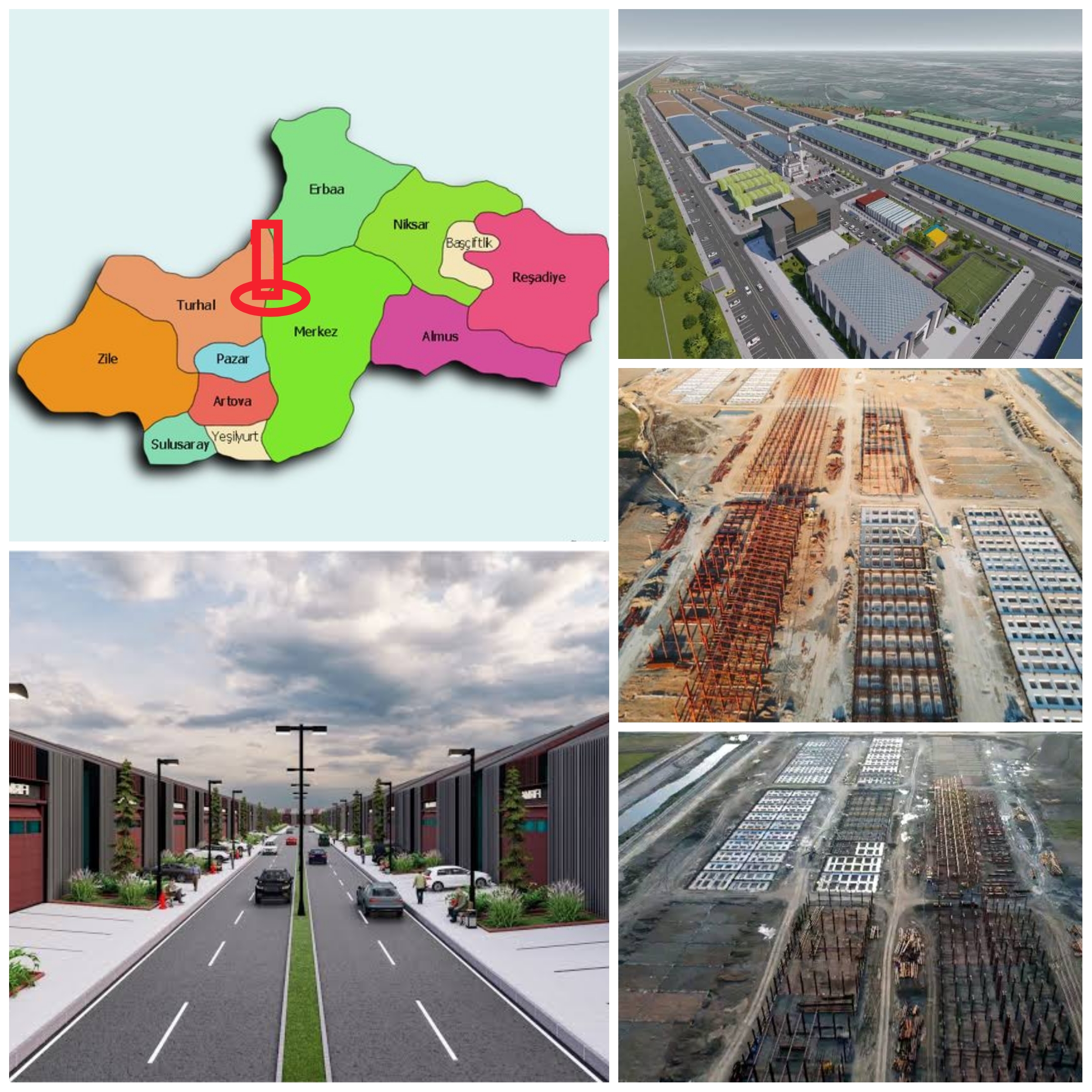 Tokat’ta Dev Dönüşüm! Yeni Nesil Yeşil Sanayi Sitesi Türkiye’ye Örnek Olacak, Yatırım Kapsamında ki 22 Şehrin ilki Tokat Oldu