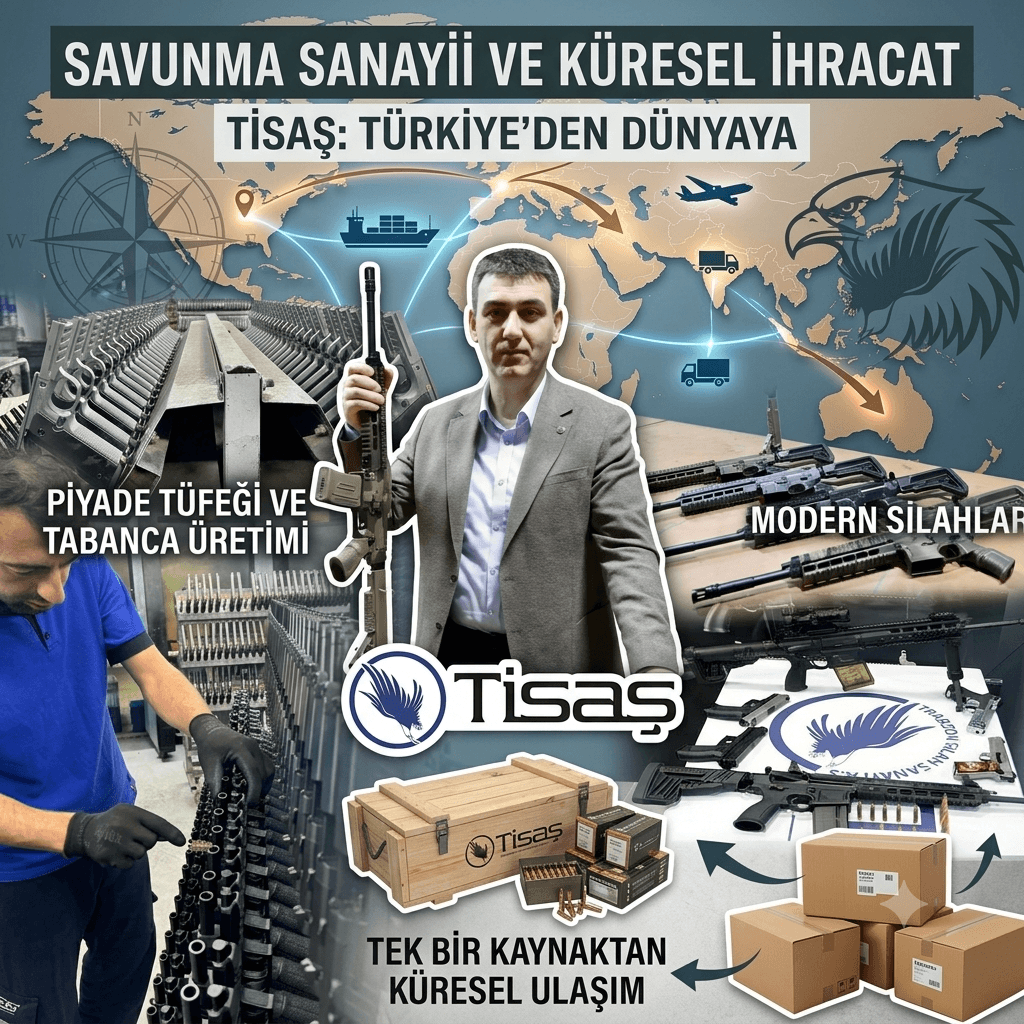 Trabzon’dan 76 Ülkeye Savunma İhracatı: TİSAŞ’tan 160 Bin Silahlık Küresel Başarı