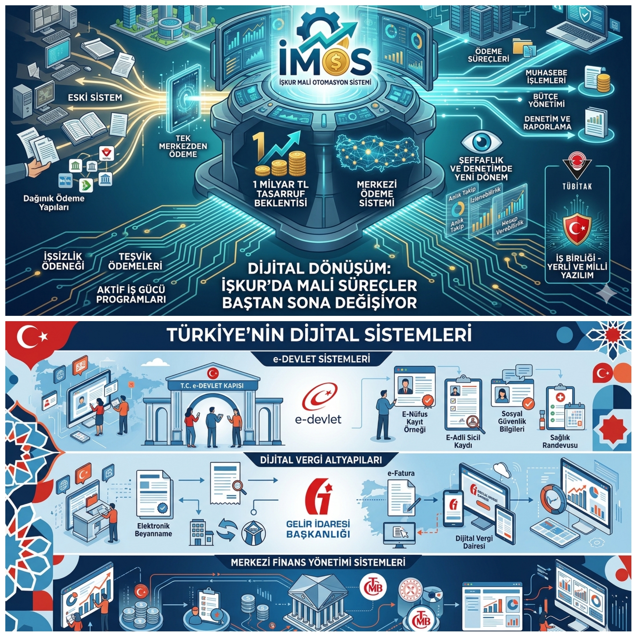 TÜBİTAK Destekli Yerli Yazılım İMOS ile İŞKUR’un Dijital Dönüşümünde 1 Milyar TL Tasarruf Hedefi, E-devlet Sistemlerine Bir Yenisi Daha Eklendi.