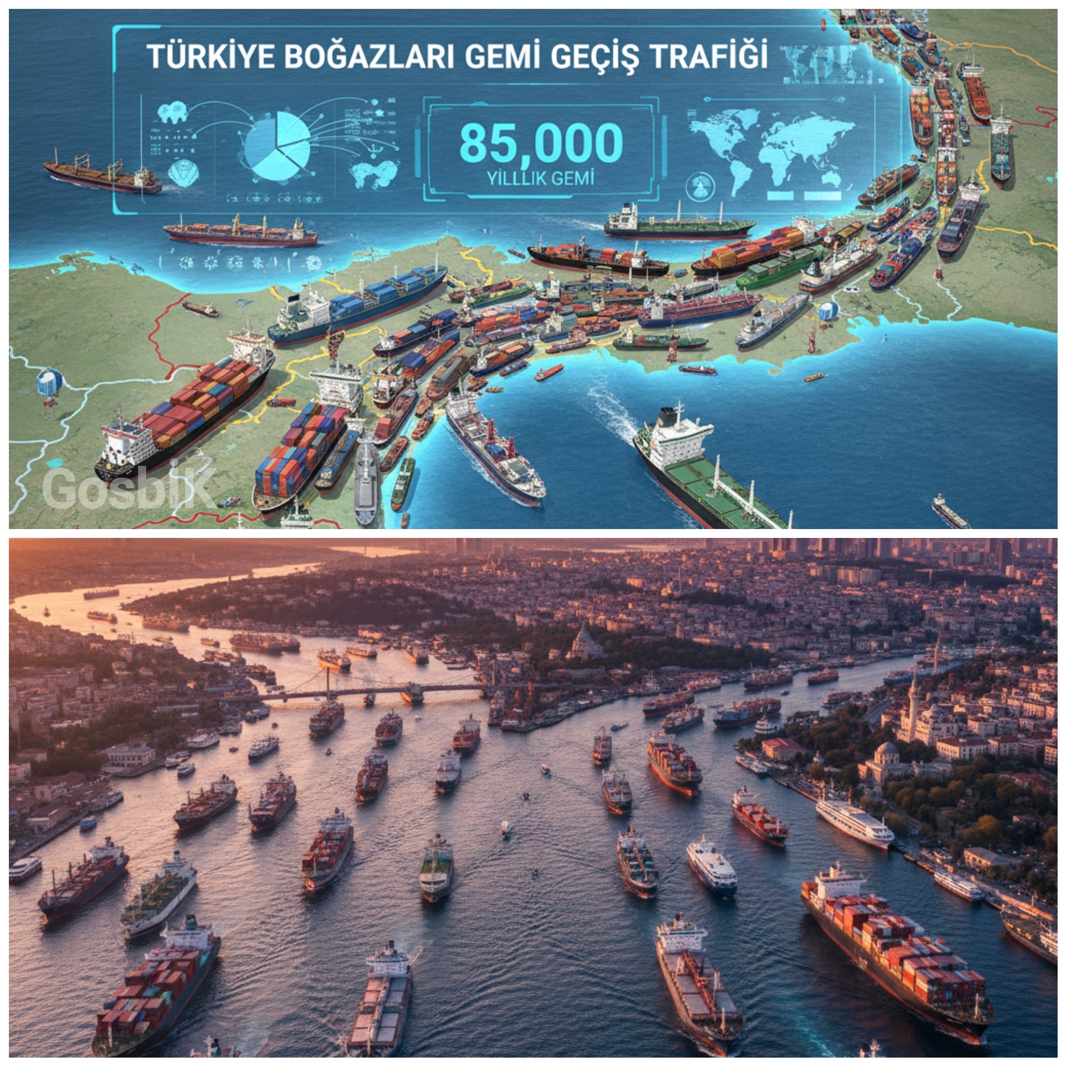 Türk Boğazları Dünya Ticaretinin Nabzını Tutuyor: 85 Bin Gemi, 1,5 Milyar Ton Yük, Yüz Milyarlarca Dolarlık Ekonomi 🚢