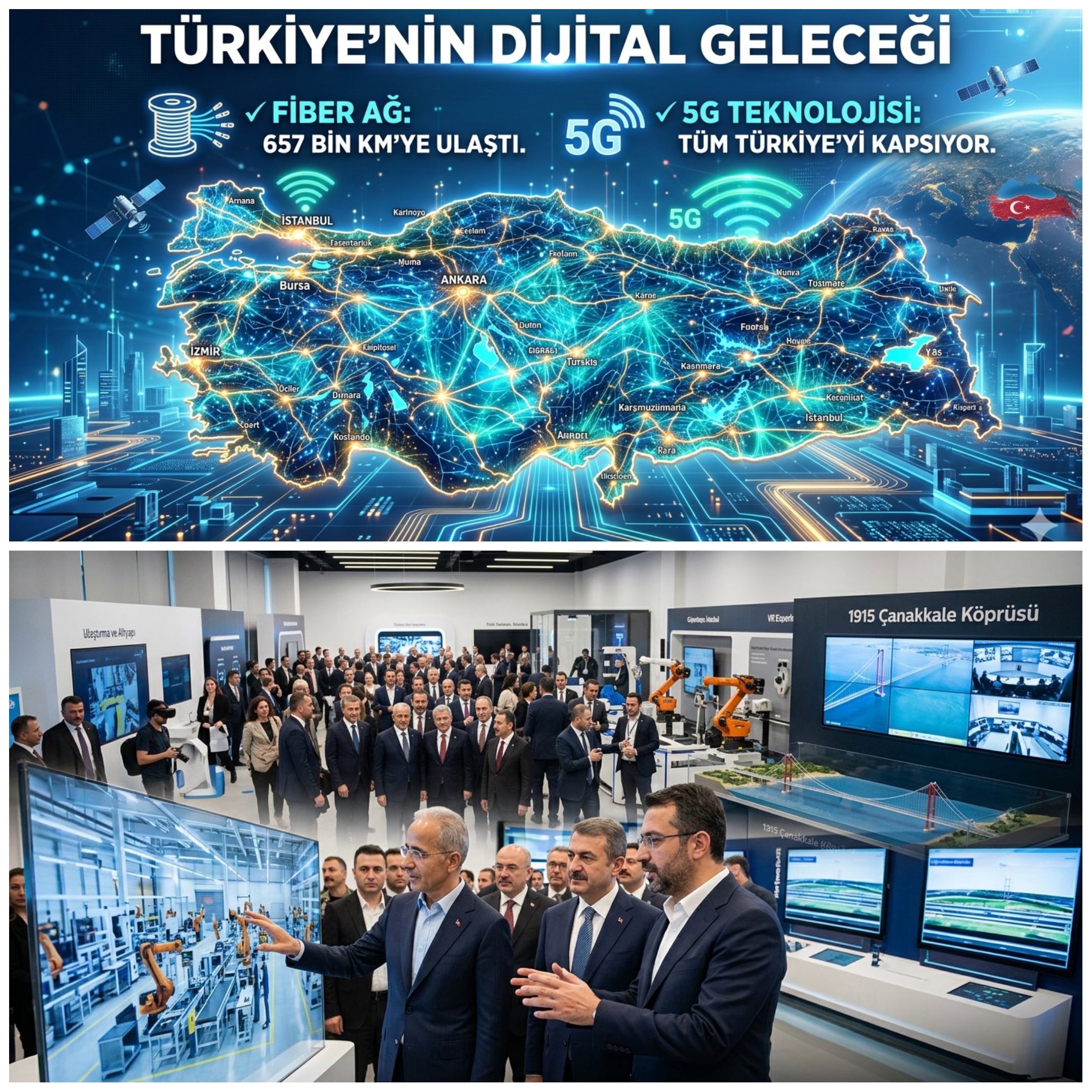 Türkiye Fiber Altyapıda Avrupa’nın İlk 3 Ülkesi Arasında: 5G İçin Geri Sayım Başladı