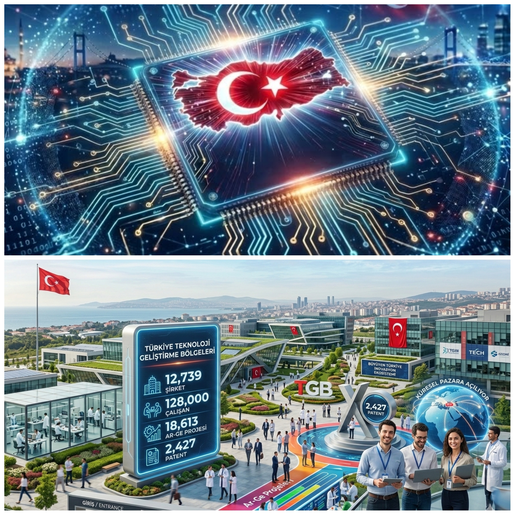 Türkiye’de Teknoloji Geliştirme Bölgeleri Rekor Büyüme Yaşıyor: 12.739 Şirket, 128 Bin Ar-Ge Çalışanı ve 16,2 Milyar Dolarlık İhracat