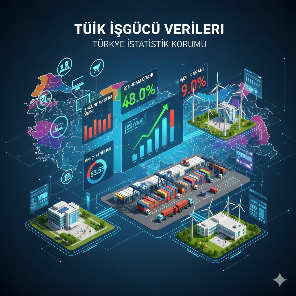 TÜRKİYE’NİN 2025 III. ÇEYREK İŞGÜCÜ VERİLERİ