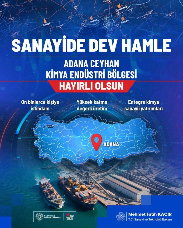 Türkiye’nin Kimya ve Petrokimyada Yeni Gücü: Adana Ceyhan Kimya Endüstri Bölgesi