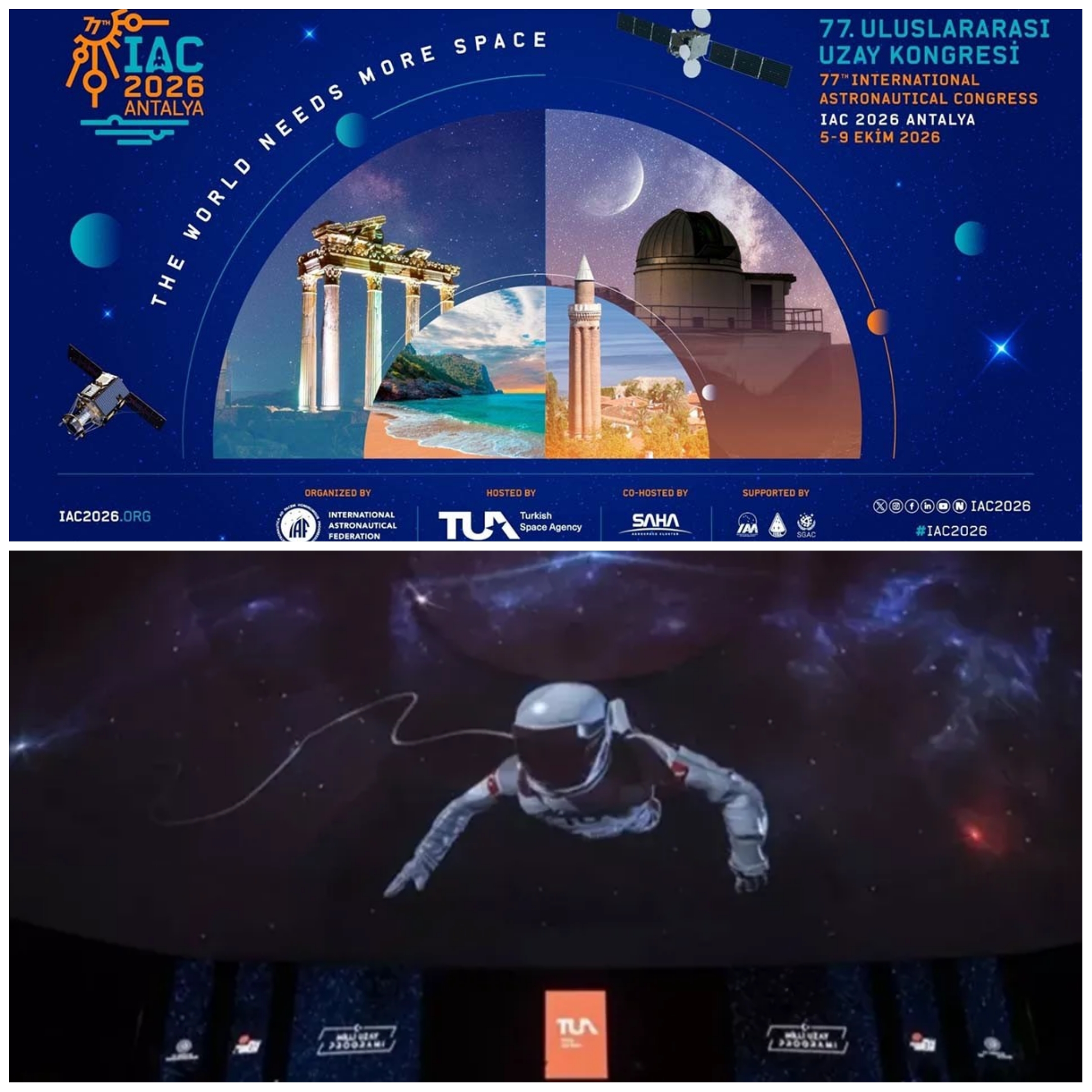 Uluslararası Uzay Kongresi Sürecinde Türkiye’den Çifte Rekor: 8 Bin 320 Başvuru ve 1.810 Bildiri